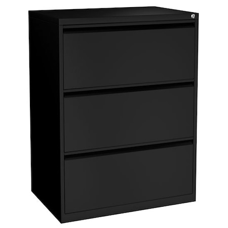 Officesource Lateral File Collection 3 Drawer Lateral File OS8363BK